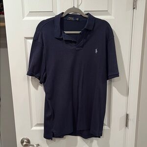 Polo by Ralph Lauren Men's Dark Blue Polo Shirt